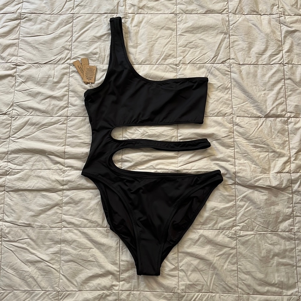 SKIMS SWIM ONE SHOULDER MONOKINI